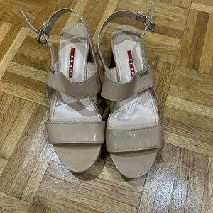Prada sandals size 38.5